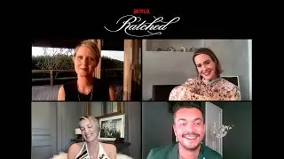Sarah Paulson, Cynthia Nixon and Sharon Stone on Ratched