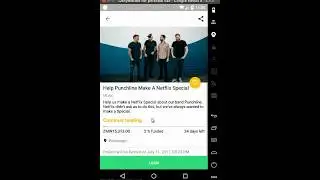 A crowdfunding android application