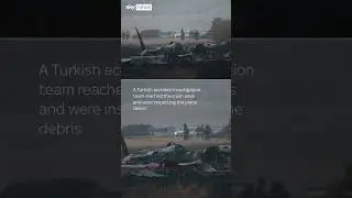 Moment of deadly plane crash in Georgia