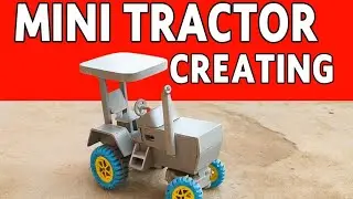 How to make mini tractor with PVC Pipe | DIY TRACTOR | DIY creation | ट्रैक्टर कैसे बनाए