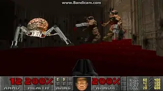Doom 2: 3 Cyberdemons Vs. 1 Spider Mastermind