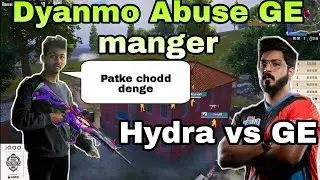 🤯Dynamo Abusing Global eSports | Abused Due to Drop Clash 🥵 | Dyanmo Vs GE manager controversy