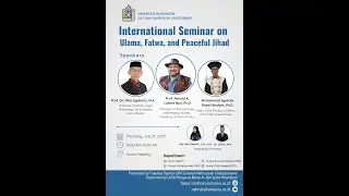 International Seminar on Ulama, Fatwa and Peaceful Jihad