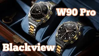Smart watch Blackview W90 Pro, Amoled 466*466, AOD, GPS, 900(?)mAh. Знакомимся! 