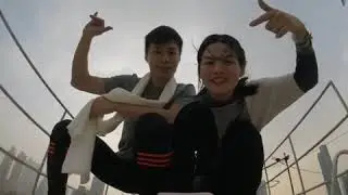 Rooftoping in Hong Kong