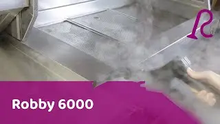 Commercial Kitchen Cleaning using Dry Steam and our Robby 6000