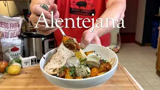 Alentejana is a classic Portuguese stew with pork and clams but this is not your typical Alentejana