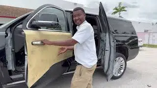 Cadillac on 34's With Double Suicide Doors goin in the Booth