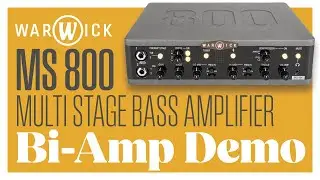 Unlock studio-grade bass tone with bi-amping and the Warwick MS 800! 🎛️🎸