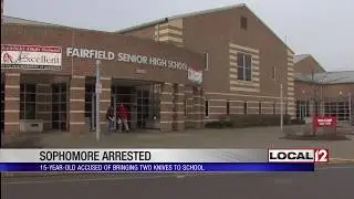 Police: 15-year-old Fairfield High School student caught carrying 2 knives