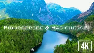piburgersee & habichersee , 4k , A Drone Journey Over Austria's