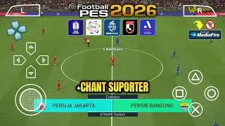 PS5 Camera Bug-Free!! I'm Playing eFootball 2026 PPSSPP Asia League Latest with Supporter Chant