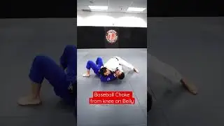 Baseball Choke from knee on Belly | Cobrinha BJJ