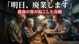 廃業前夜、15円しかない老夫婦にそばを出したら、人生が激変した。