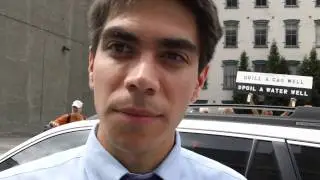 Dominic Frongillo - Albany Fracking Resistance Pledge March - 8.27.12.MP4