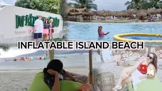 Family bonds in Inflatable Island Water Park  Olongapo Subic