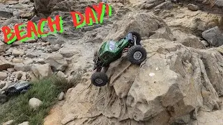 LCG Cheater Rig Invade Bean Hollow State Beach! *Belly Draggers*