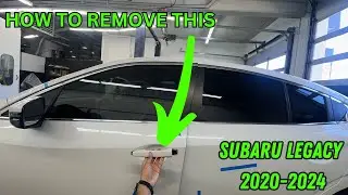 How to Remove the Driver's Door Handle on a 2020–2024 Subaru Legacy