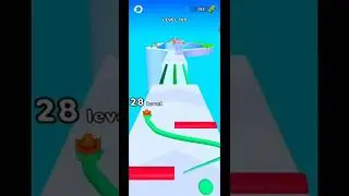 Colorful Snake Match Color Level 100