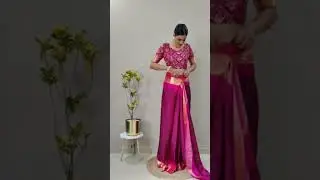 ready to wear saree 1 minute saree #meeshosaree #meesho #1minsaree #readytowear #meeshohaul