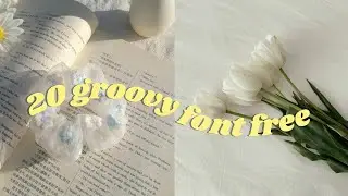 20 groovy font // free download in dafont.com