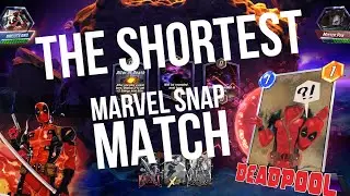 The shortest Marvel SNAP match