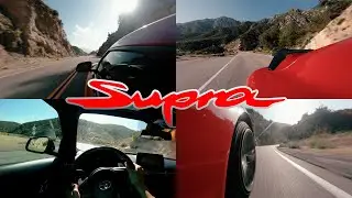 Ripping the Supra through Angeles Forest Highway | RAW Turbo and Exhaust Noises