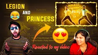 Thank You @sabakrishna | When legion and princess gaming reacted to my video ❤️
