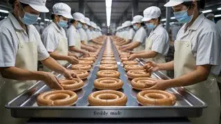 Amazing mass production! Blood sausage (sundae) making process - Korean food factory