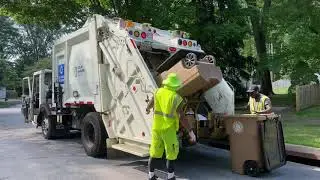 Rockville's CCC Heil PT1000 Garbage Truck on Recycling