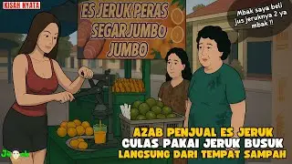 AZAB PENJUAL ES JERUK CULAS PAKAI JERUK BUSUK LANGSUNG DARI TEMPAT SAMPAH || ANIMASI AZAB
