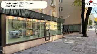Eerikinkatu 38, Turku, liiketila 91 m2