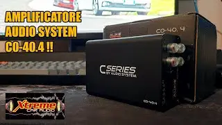 NUOVO AMPLIFICATORE AUDIO SYSTEM C0-40.4 #audio #audiotuning #xtremecaraudio