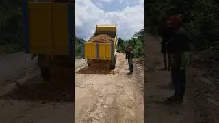 PENGHAPARAN MATERIAL JALAN PACING #jalanrusak