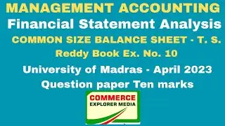 How to prepare Common size balance sheet? 
