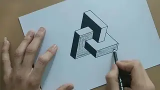 كيفية رسم أنماط هندسية ثلاثية الأبعاد للمبتدئين سهلة خطوة بخطوة - - عالم الثري دي