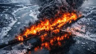 Ucrania esperaba el puente de pontones de Rusia&hellip; &iexcl;y lo hizo estallar en Nochevieja!#ukraine #viral