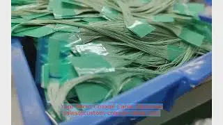 awg-38 micro-coax DFM review lvds cable work coax connection Micro coax harness for inspection pipe