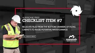 Hurricane Prep Checklist - Filing Cabinets