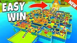 Fall guys Lost Temple Best Compilation Wins #1