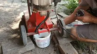 Schimb ulei despicator Hecht 6121. Hecht 6121 splitter oil change