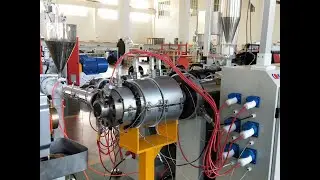 China fast microduct pipe machine for telecom optical fibre