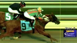 Mountaineer Jockey Puts Goggles To Good Use To Win Race