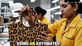 Inside the Synthetic Leopard Leather Factory | No Animals Used