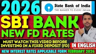SBI FD Rate 2026 || State Bank of India Fixed Deposit Interest Rates 2026 #sbifd