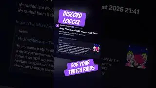 Track your Twitch raids like a PRO! #streamertools #streamertips