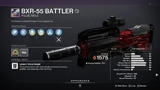 Destiny 2 - BxR-55 Battler with Enhanced Demolitionist and Enhanced Incandescent