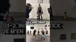 Encha&icirc;nement kickboxing avec Yohan Lainesse.