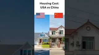USA vs 🇨🇳 China &mdash; Why Housing Costs Are So Different #USAvsChina #HousingCost #CostofLiving