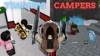 BEATING TEAMERS and CAMPERS in MM2 (Murder Mystery 2)